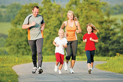 jogging-family